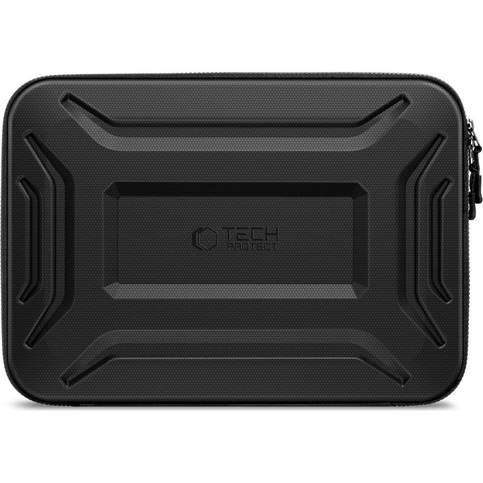 Etui na laptopa 13" / 14", Tech-Protect Kevlar Pro, czarne. Wytrzymała konstrukcja, wodoodporna obudowa, elegancki design